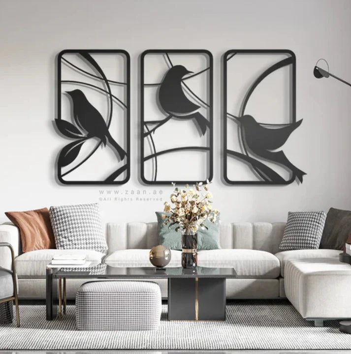 Acrylic Birds Wall Art for Home