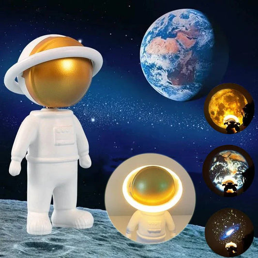 New Astronaut Star Projector Lamp Ins Touch Usb Charging Night Light