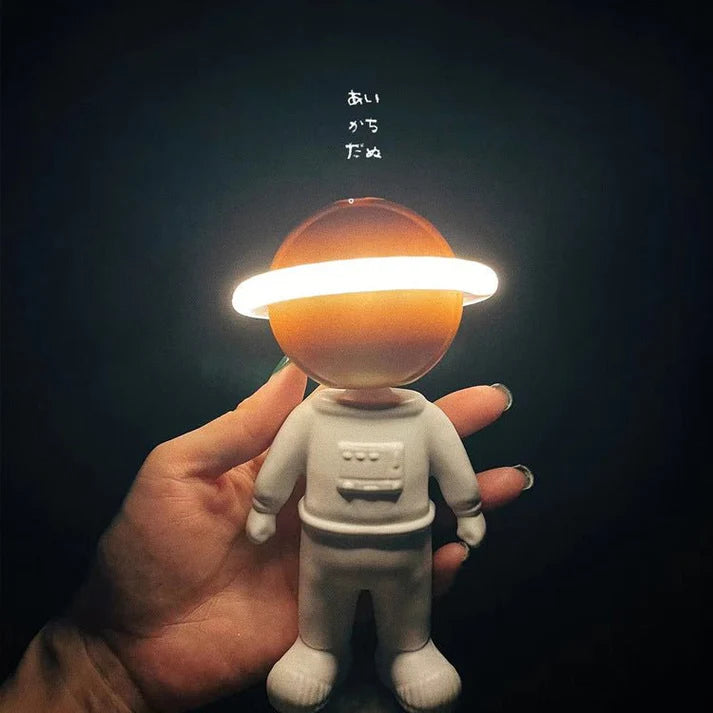 New Astronaut Star Projector Lamp Ins Touch Usb Charging Night Light