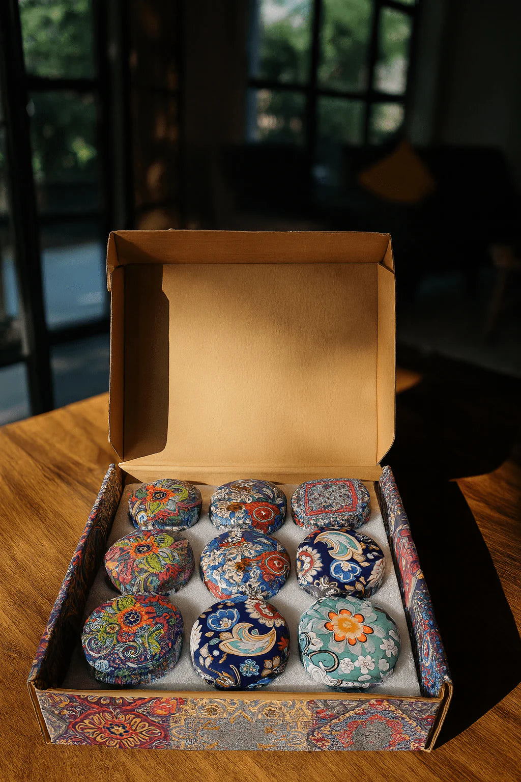 Decorative Scented Tin Candle Gift Set